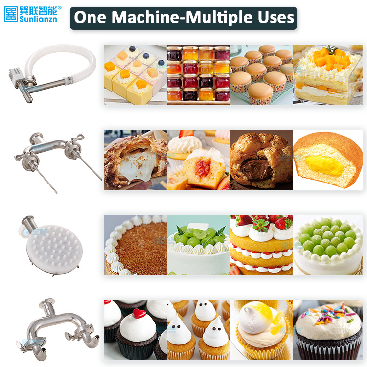 Pastry Injection Machine Manual Cream Jam Donut Filler Pastry Injection Injector Machine With ...